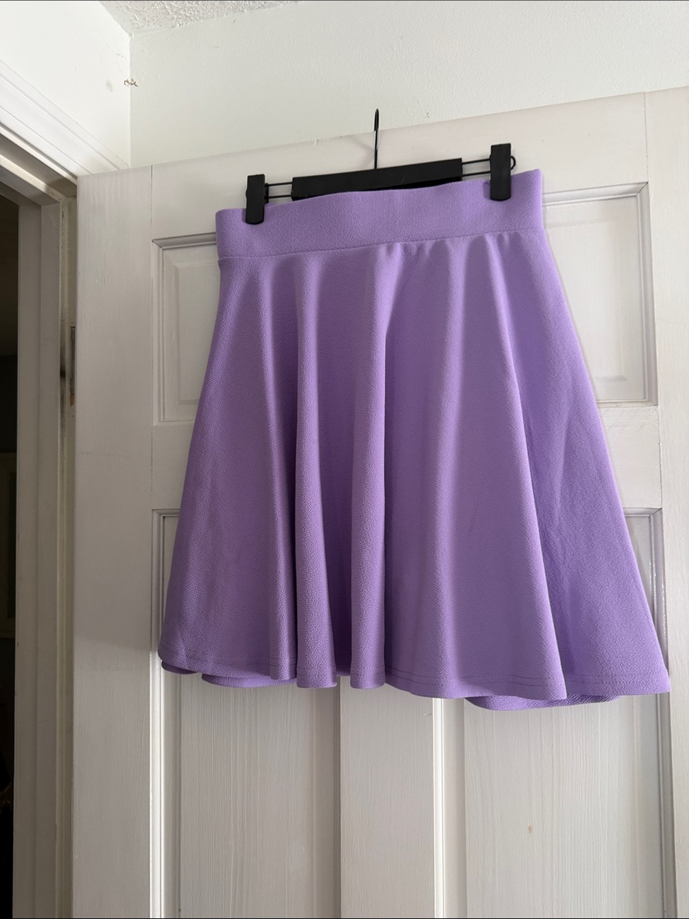 Lilac A-Line Skater Skirt - Women's Flared Skirt
